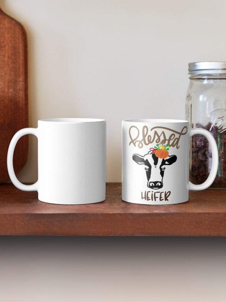 BLESSED HEIFER - coffee or latte mug