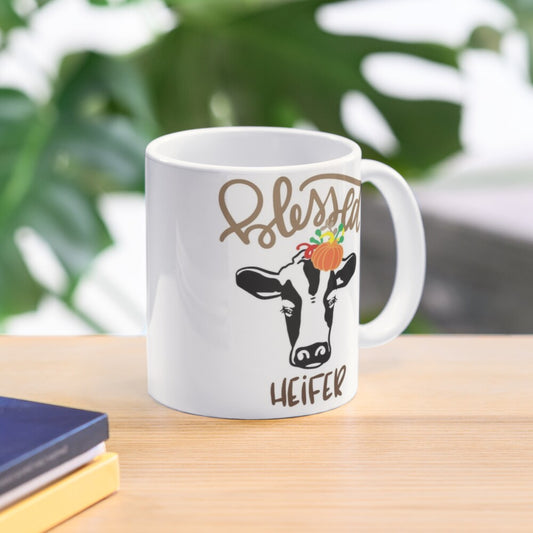 BLESSED HEIFER - coffee or latte mug