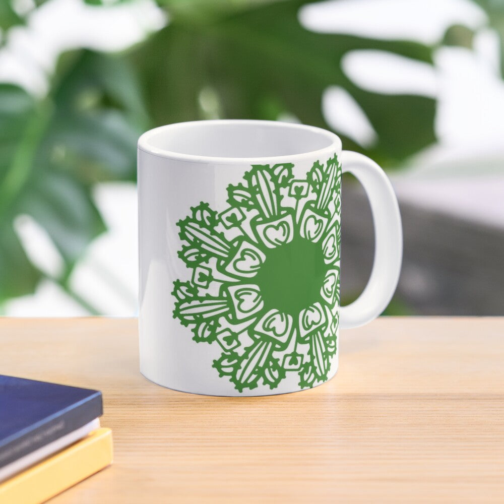 CACTUS MANDALA - coffee or latte mug