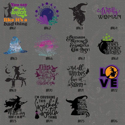 HALLOWEEN #33-48 | Vinyl Decals