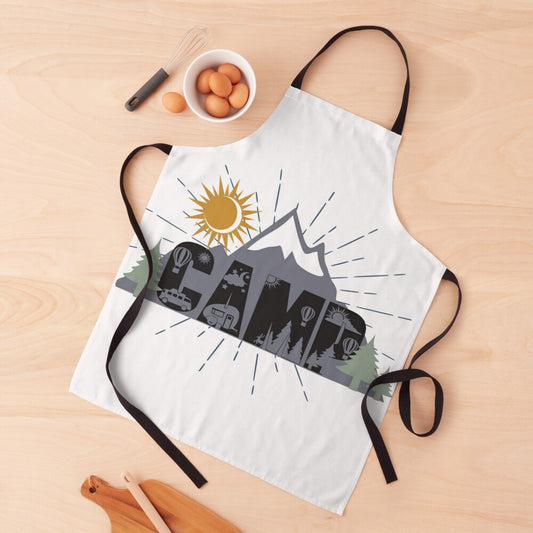 CAMP words - kitchen apron