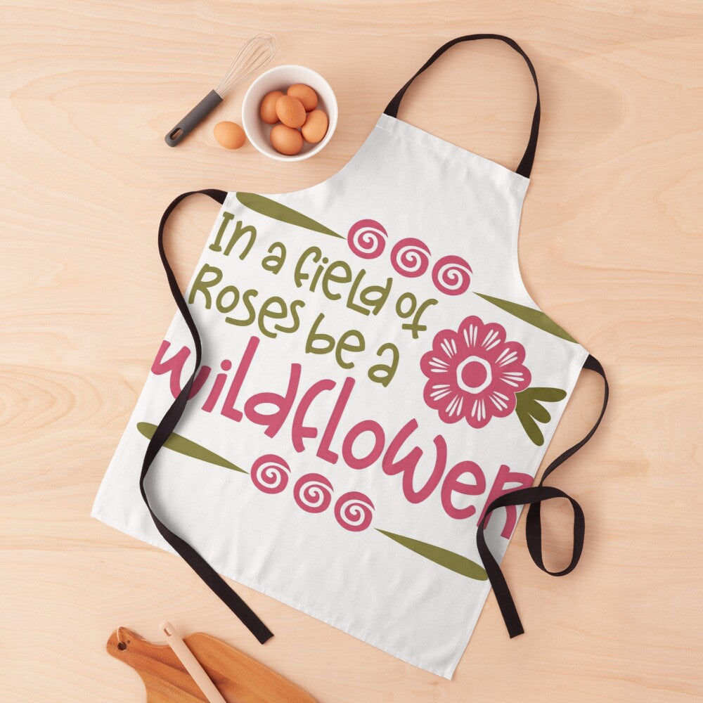 BE A WILDFLOWER - kitchen apron