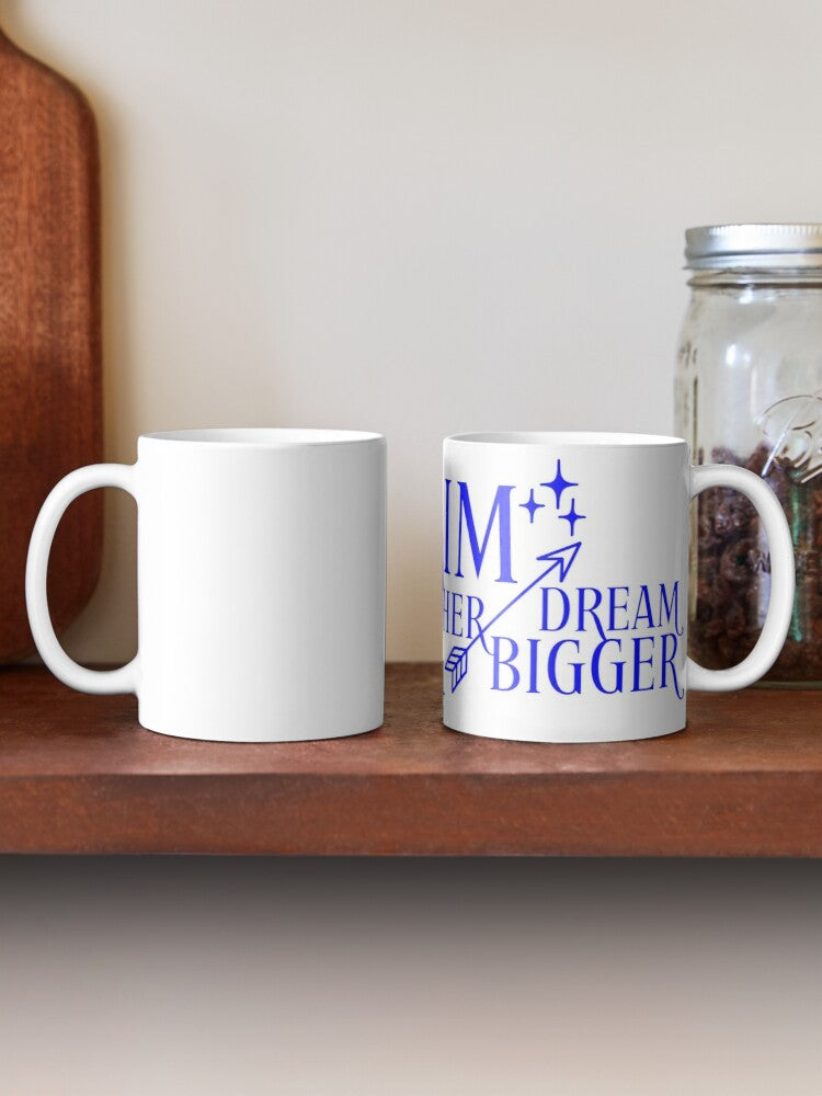 AIM HIGHER - coffee or latte mug