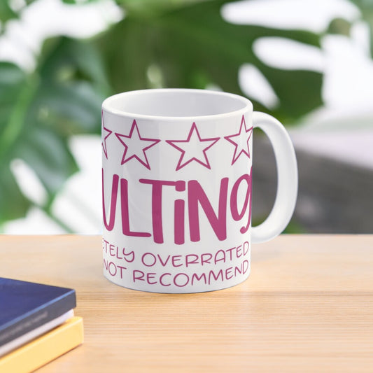 ADULTING one star - coffee or latte mug